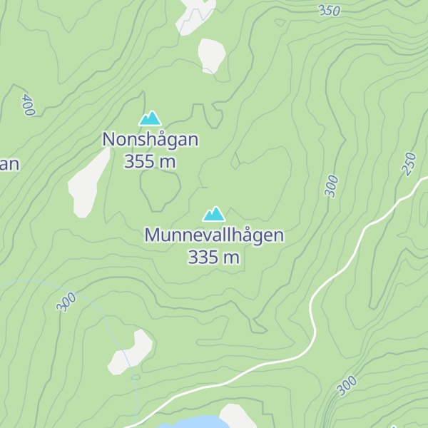 Map of Munnevallhågen