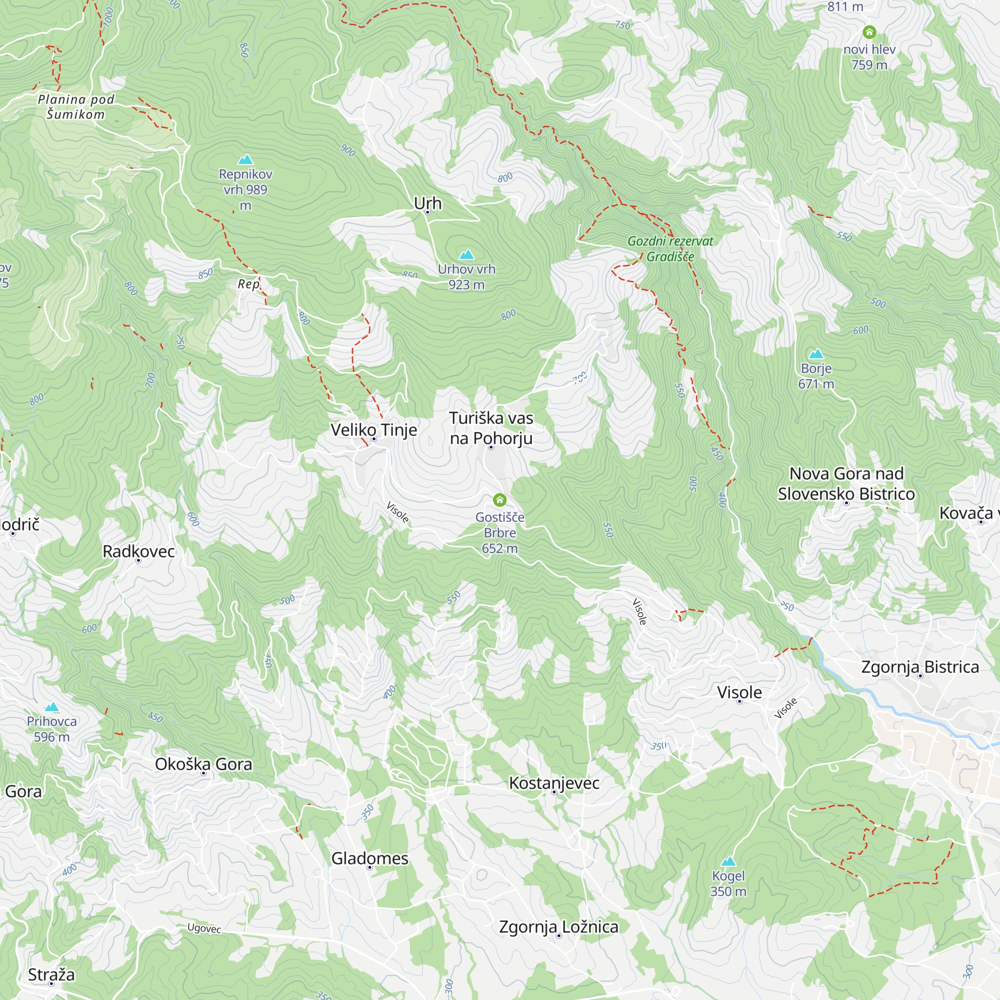 Gostišče Brbre map