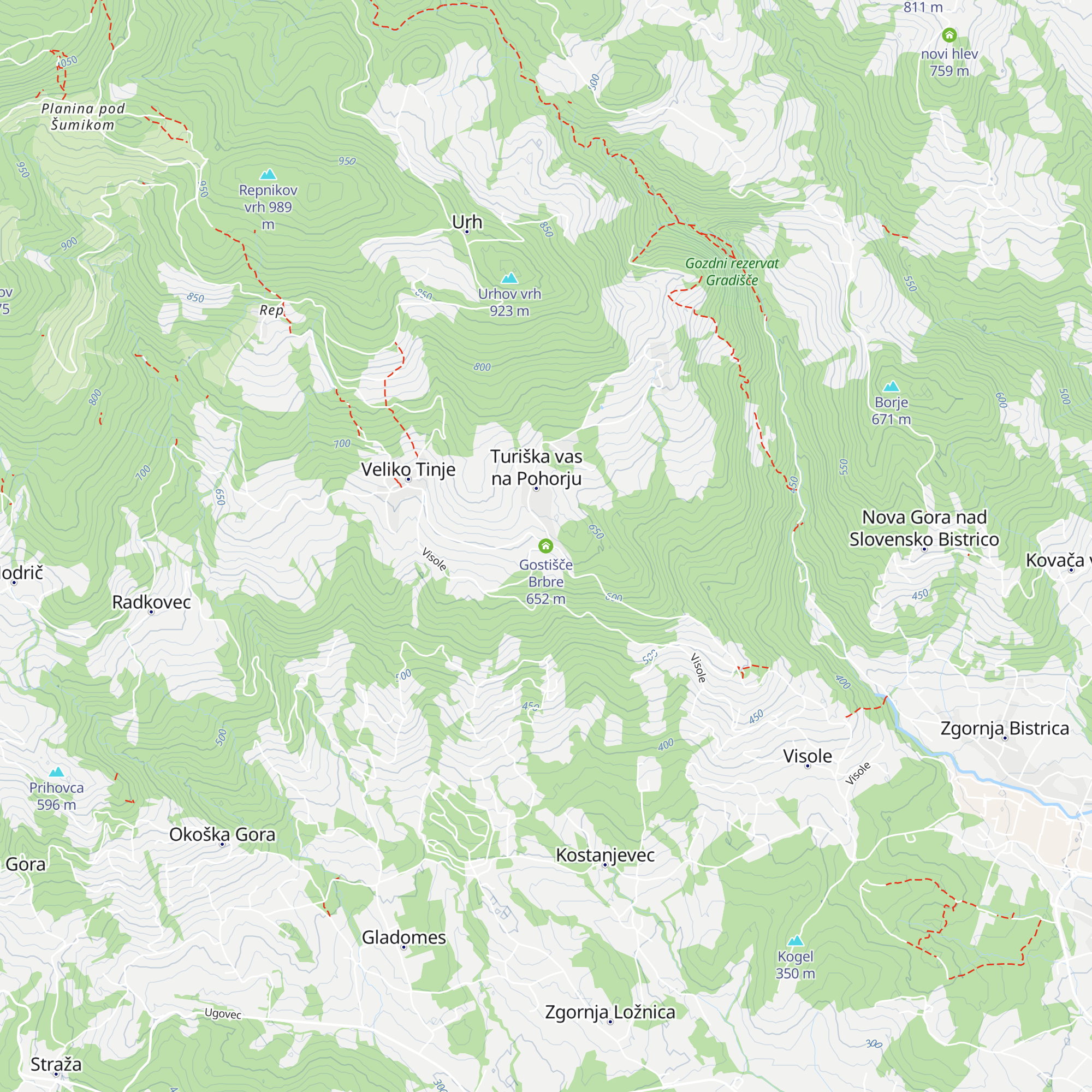 Gostišče Brbre map