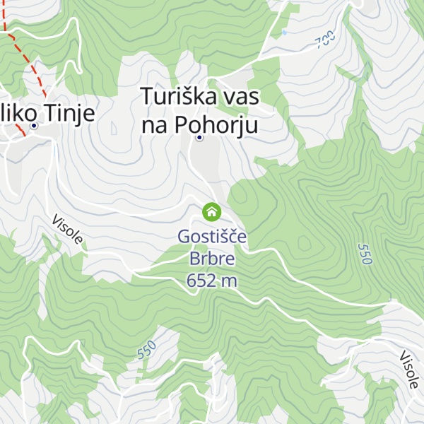 Map of Gostišče Brbre