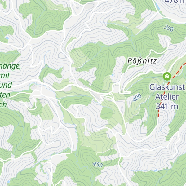 Map of Kreuzwirt am Gut Pössnitzberg