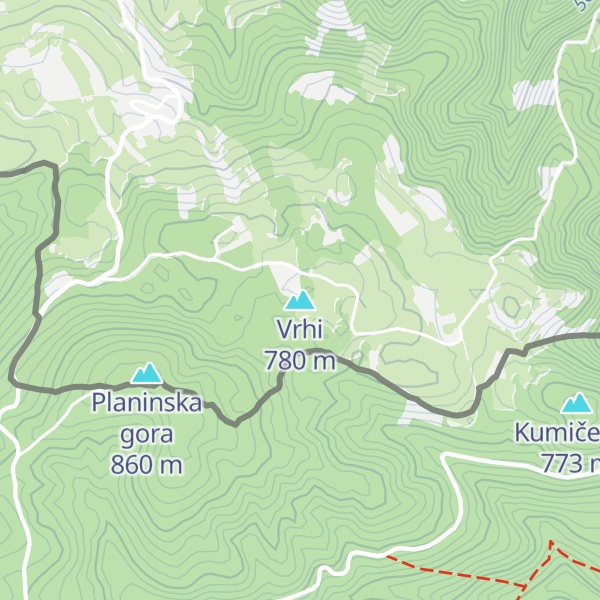 Map of Vrhi