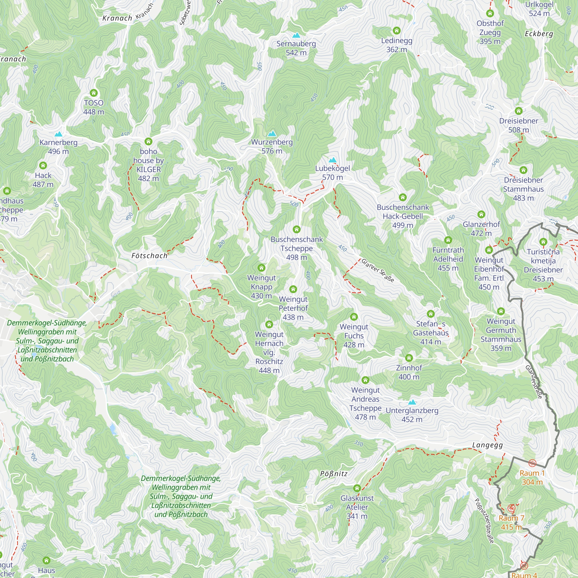 Urlaub am Kopperhof map