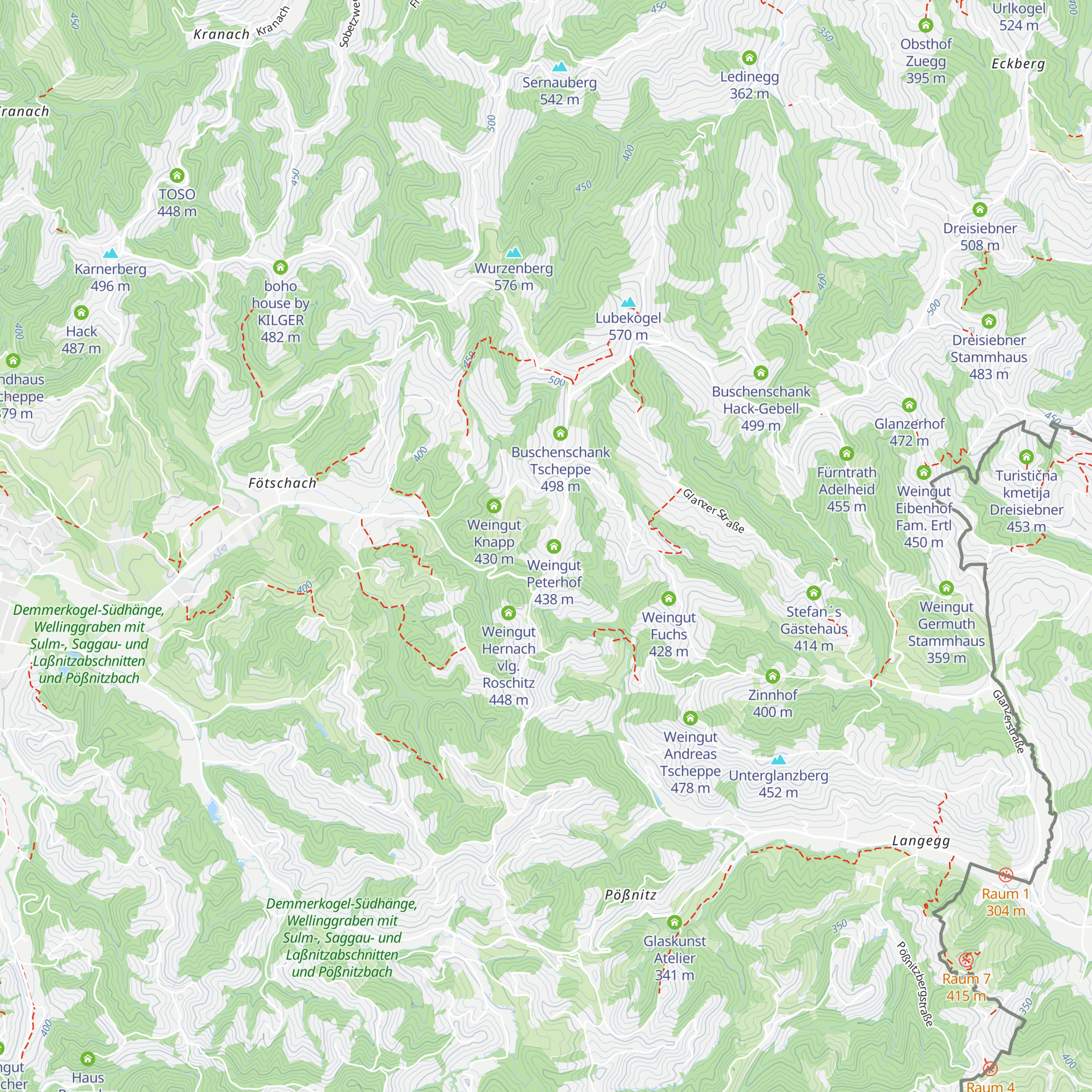 Urlaub am Kopperhof map