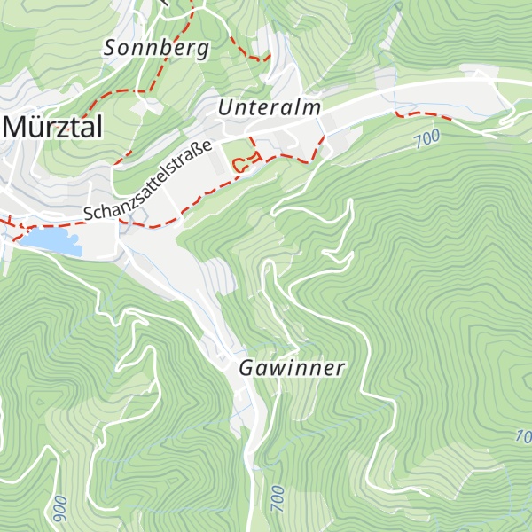 Map of Sitzstatt Hütt'n