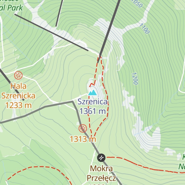 Map of Szrenica