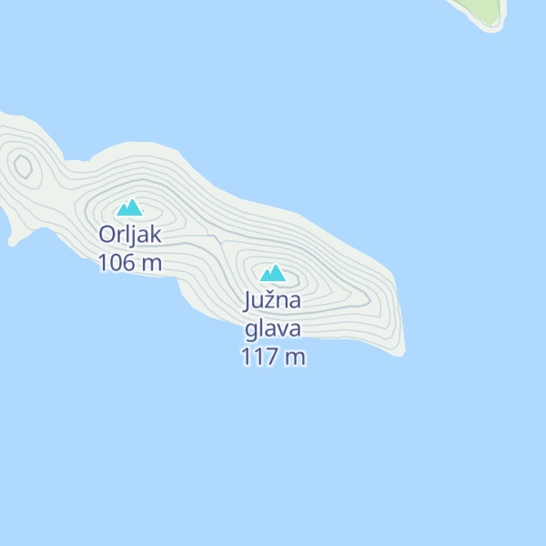 Map of Južna glava