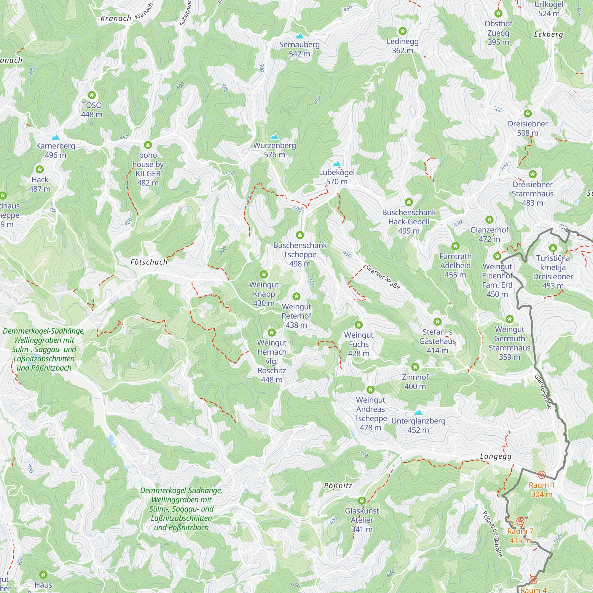Weingut Peterhof map