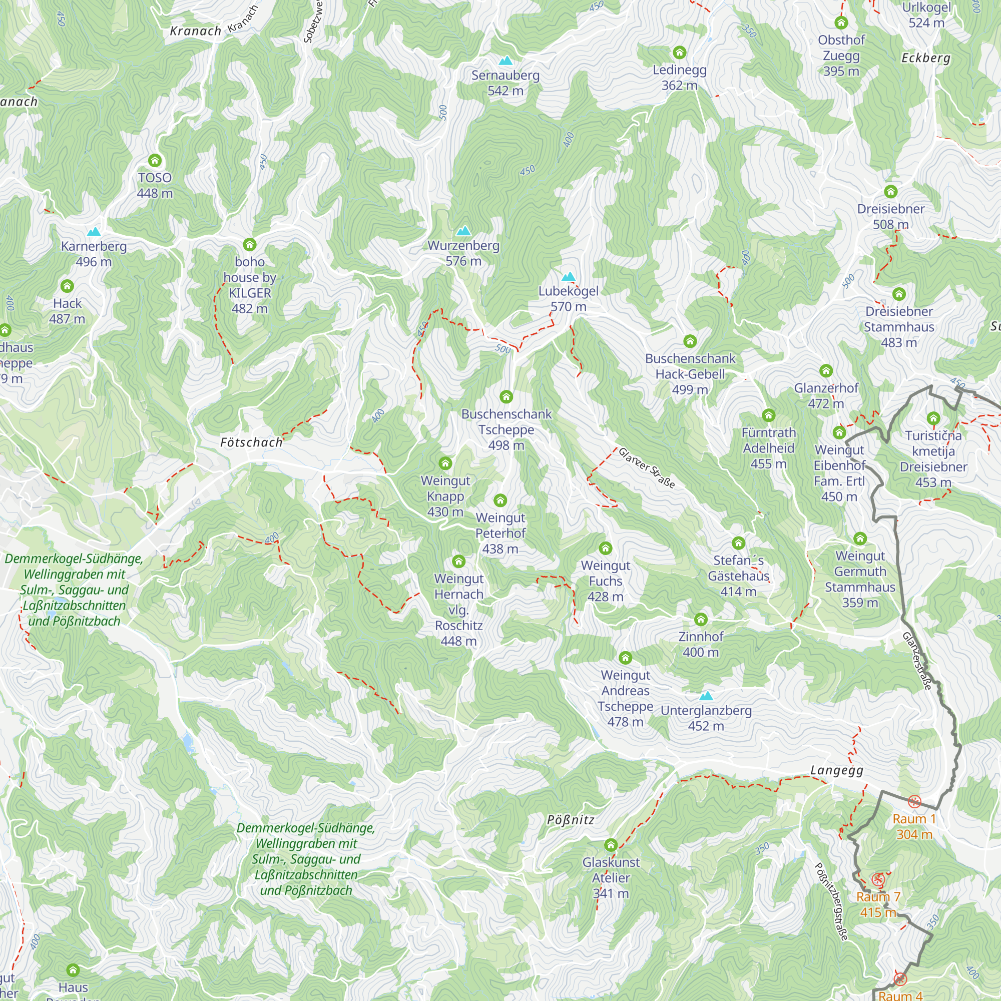 Weingut Peterhof map