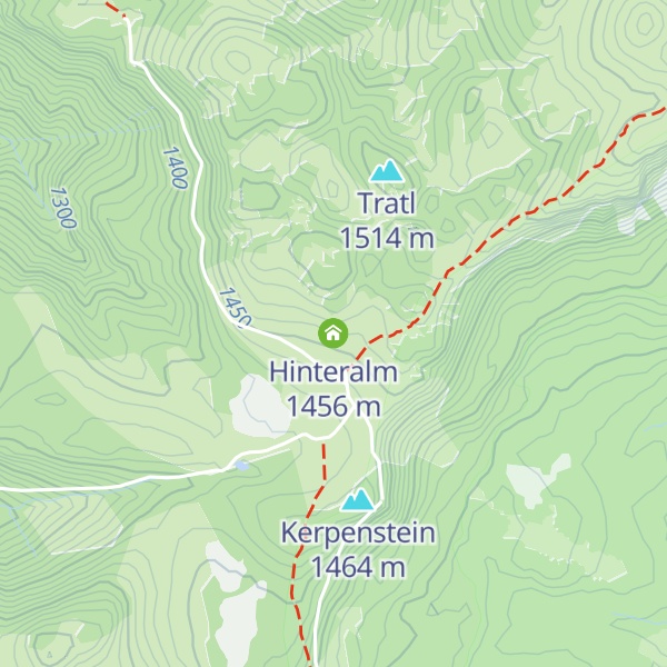 Map of Hinteralm