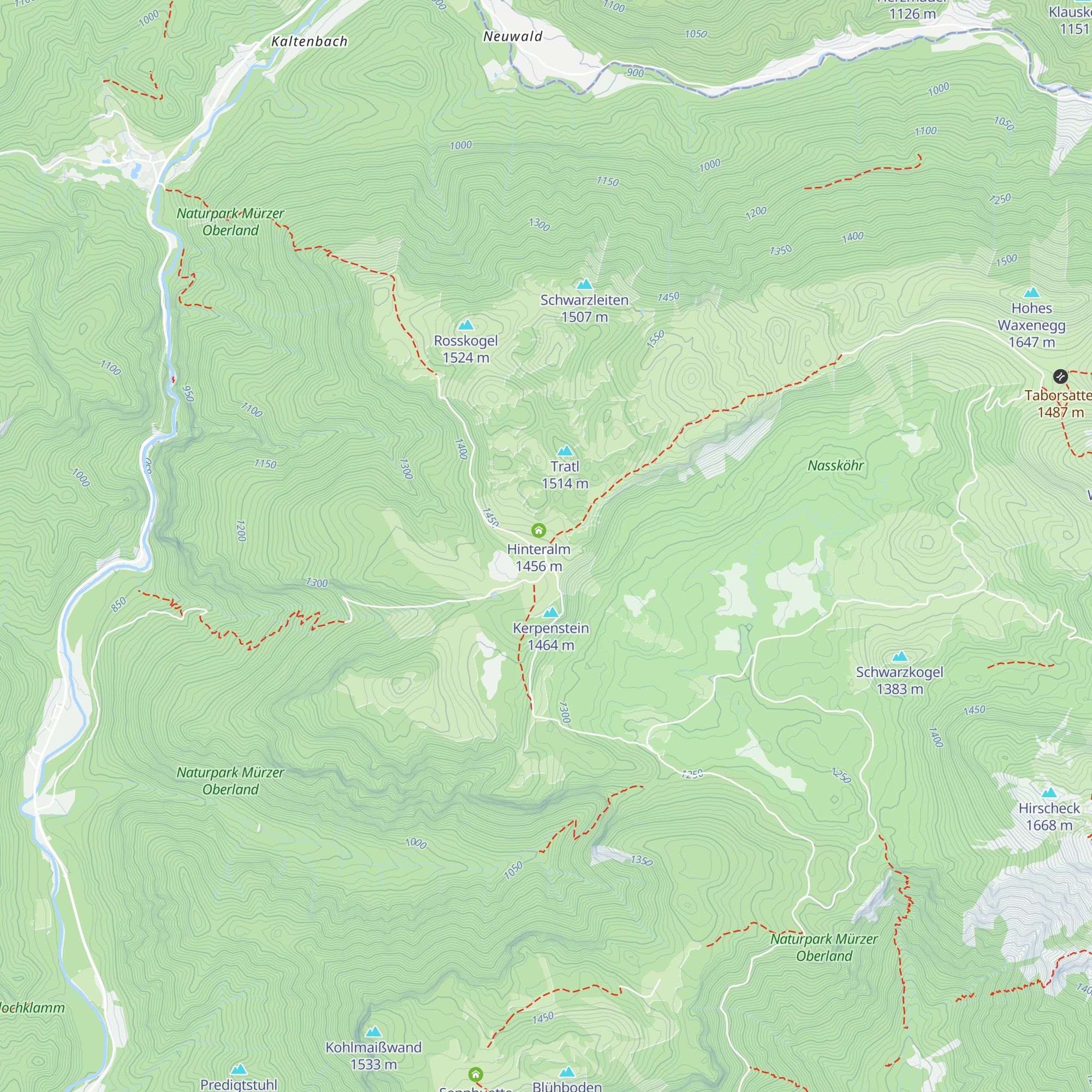 Ochsenhalterhütte map