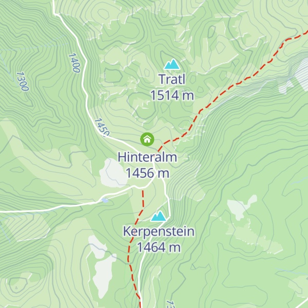 Map of Ochsenhalterhütte
