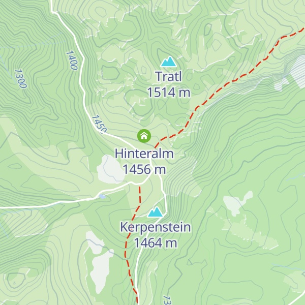 Map of Hinteralmhaus