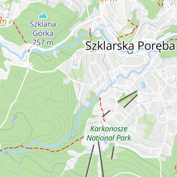 Map of Chata Biegacza