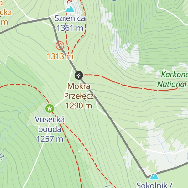 Map of Twarożnik