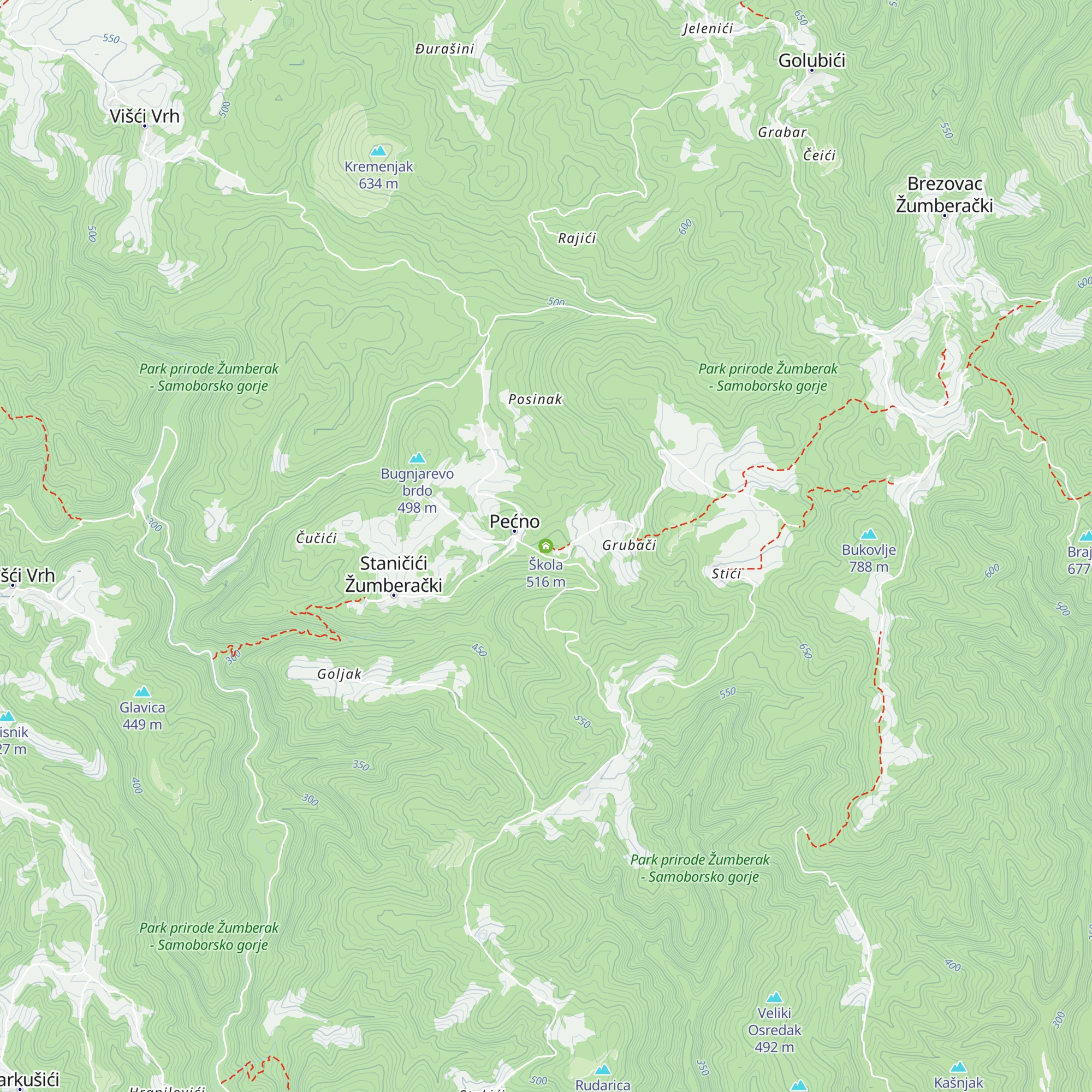 Škola map