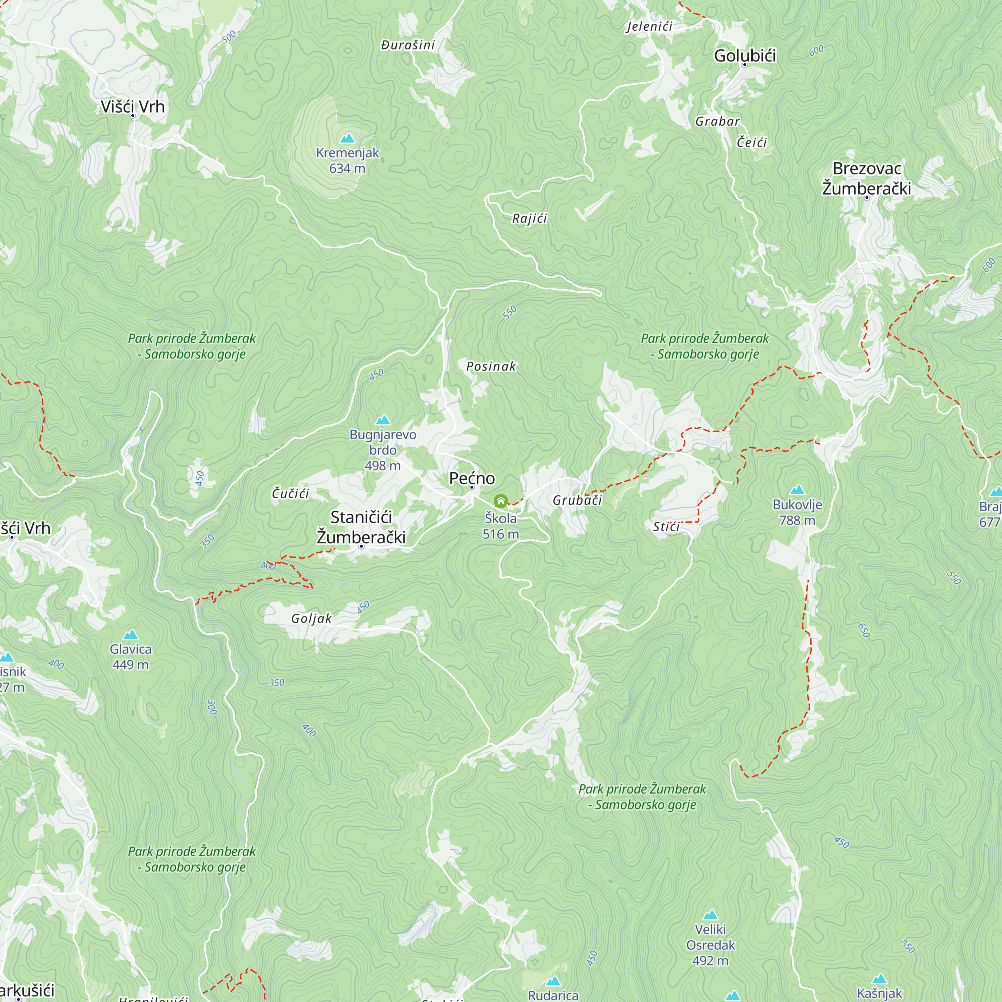 Škola map