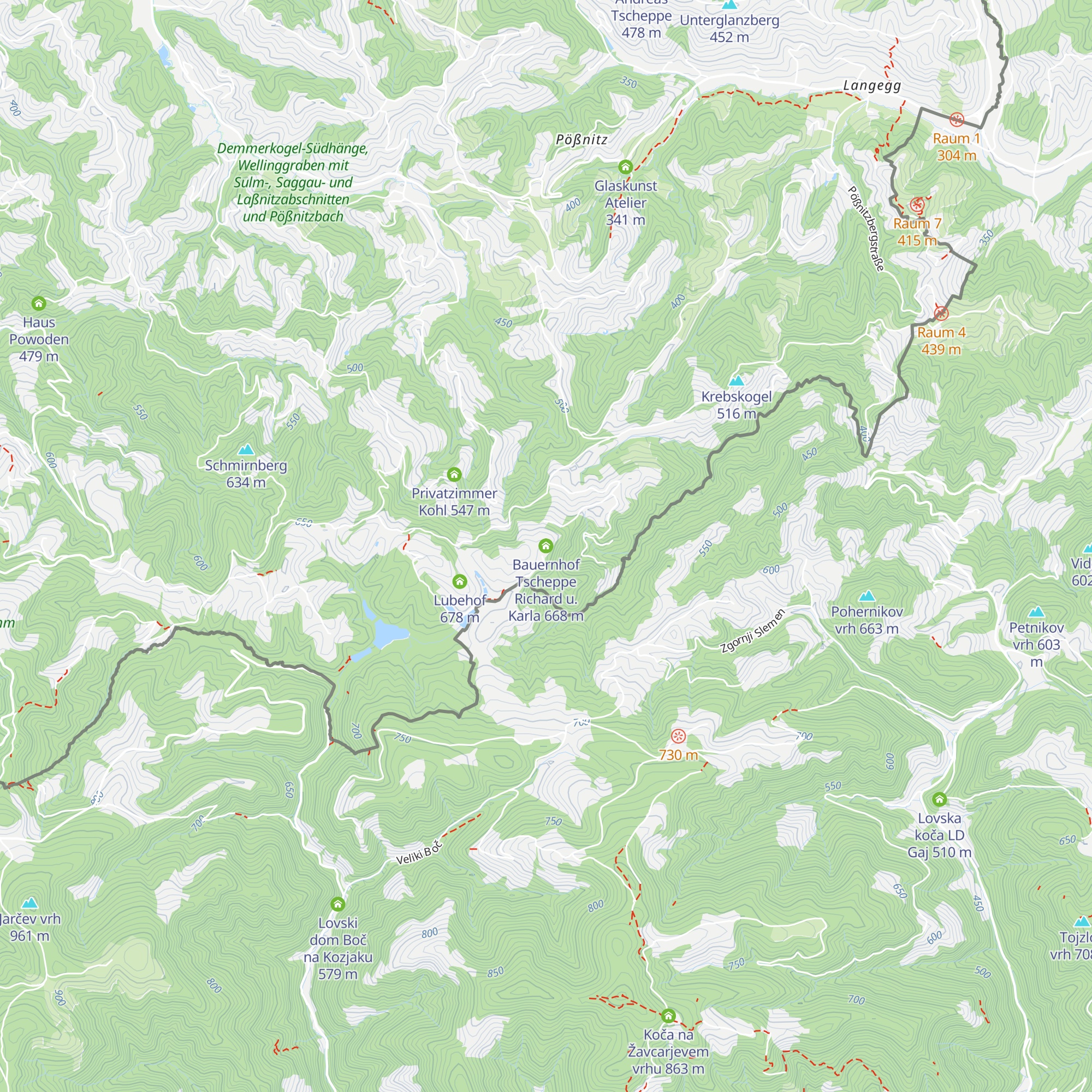 Bauernhof Tscheppe Richard u. Karla map
