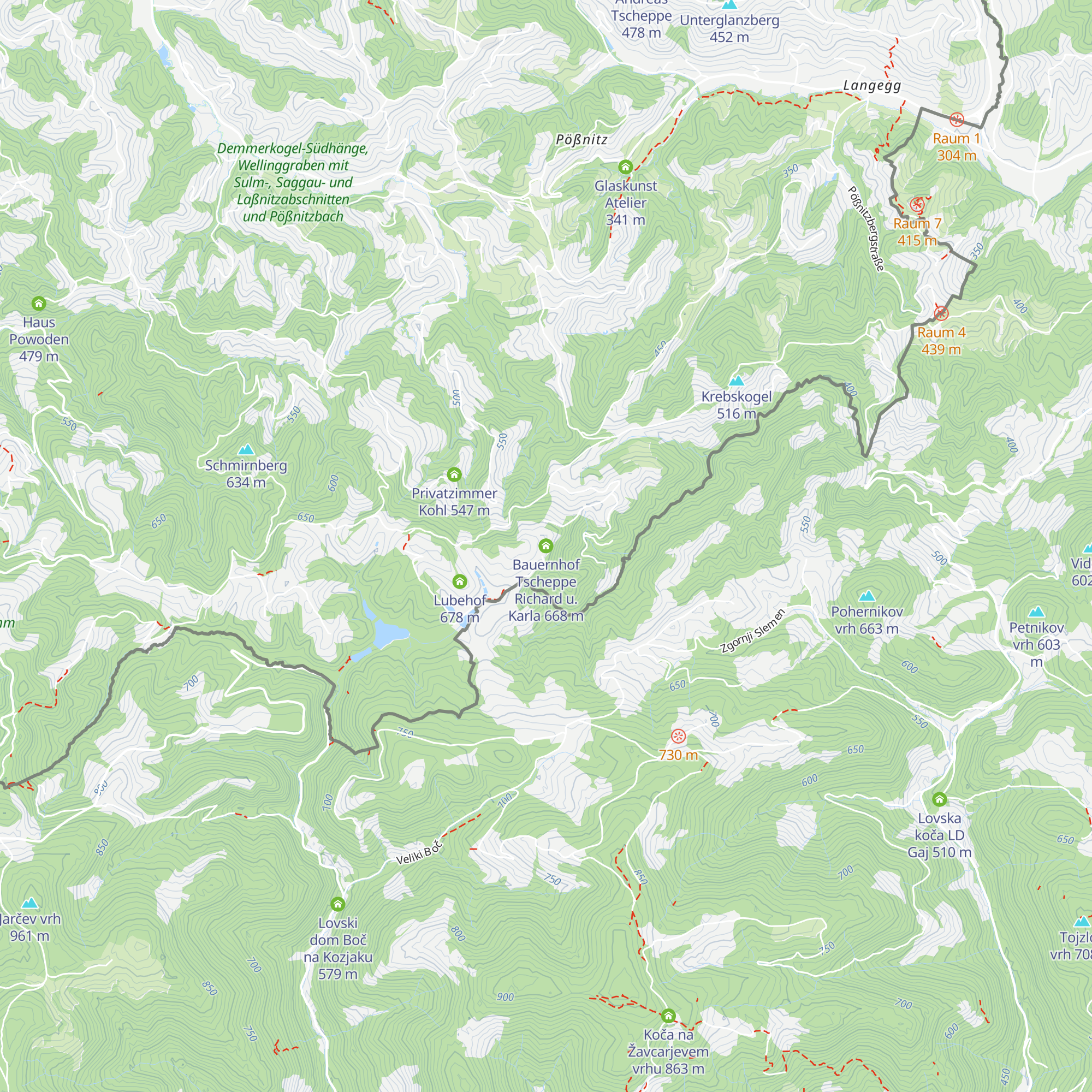 Bauernhof Tscheppe Richard u. Karla map