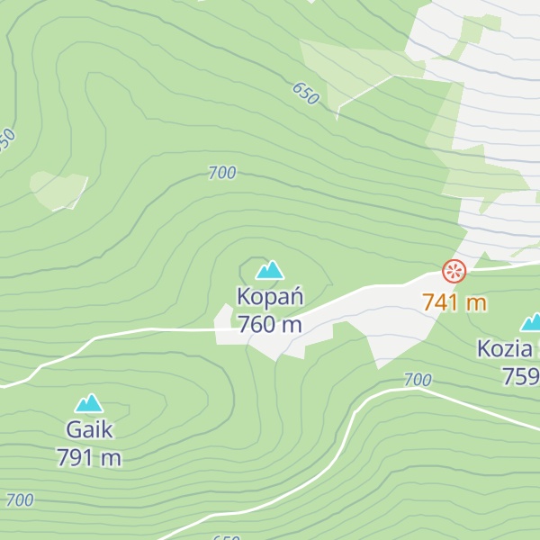 Map of Kopań