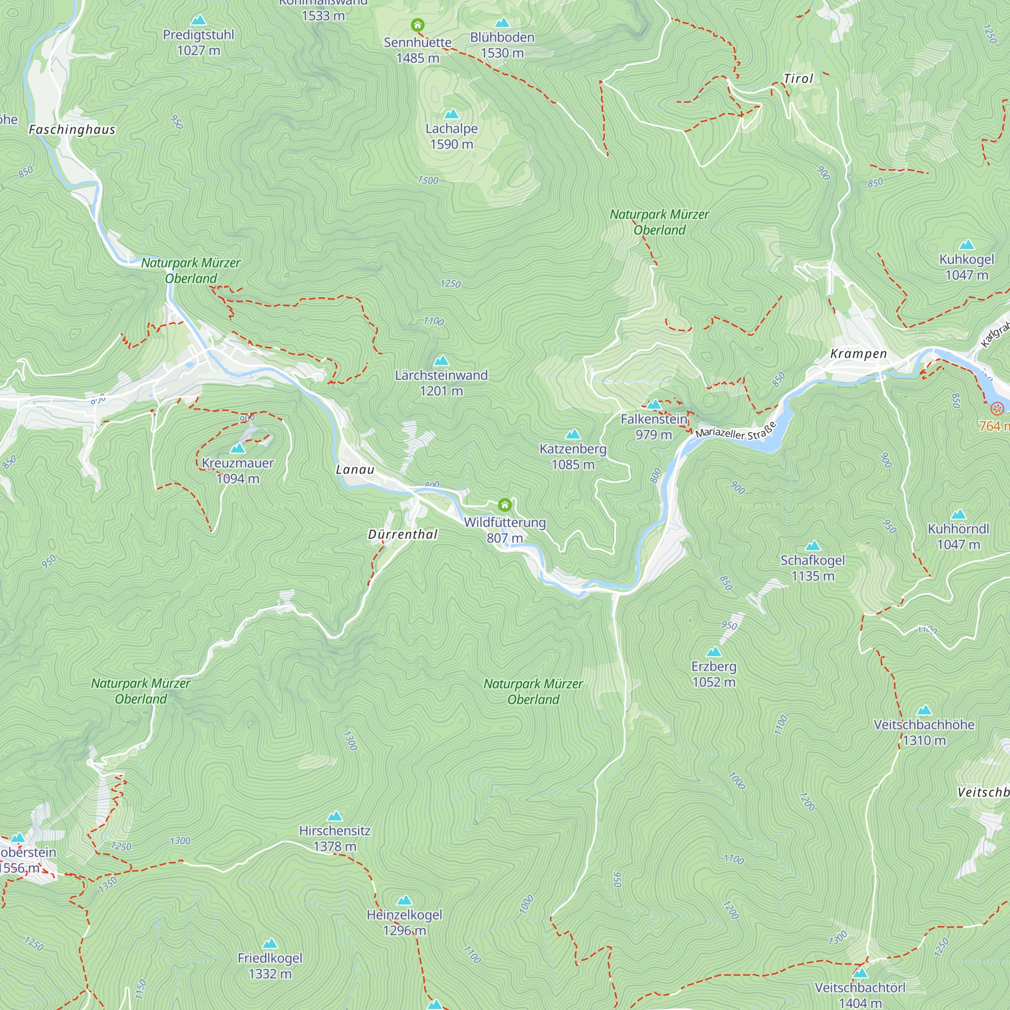 Wildfütterung map