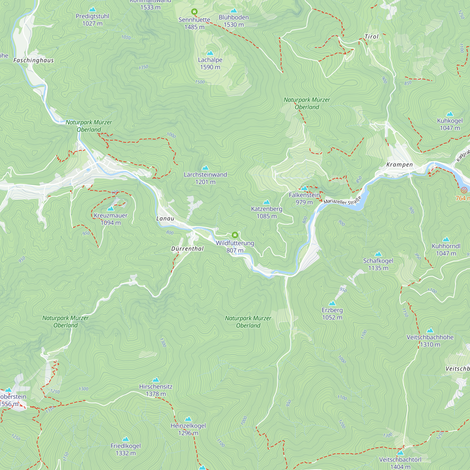 Wildfütterung map