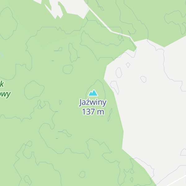 Map of Jaźwiny