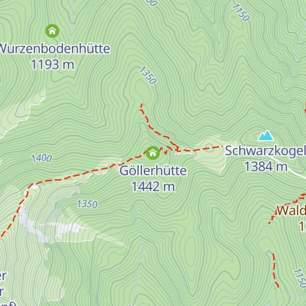 Map of Göllerhütte