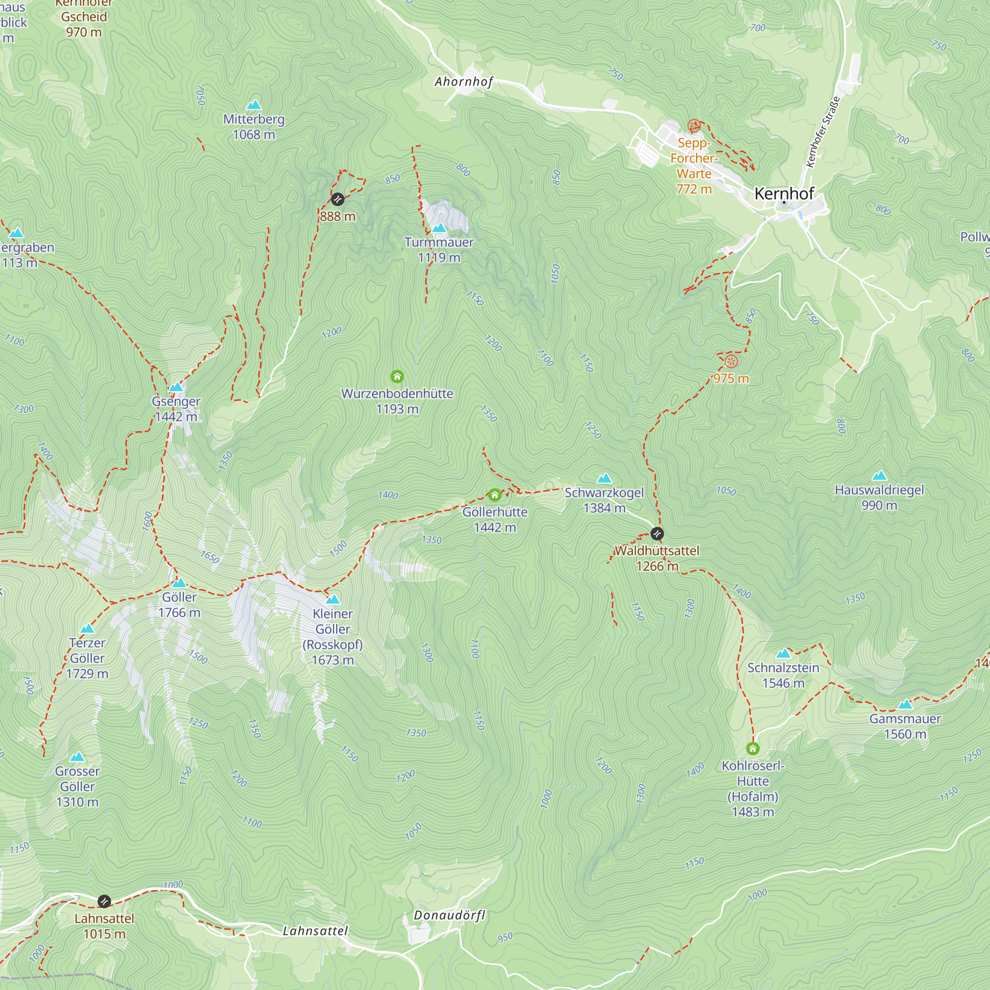 Göllerhütte map