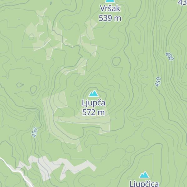 Map of Ljupča