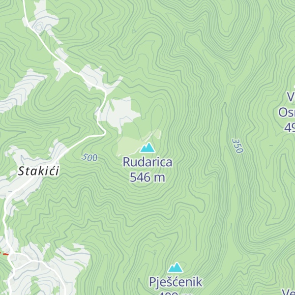 Map of Rudarica