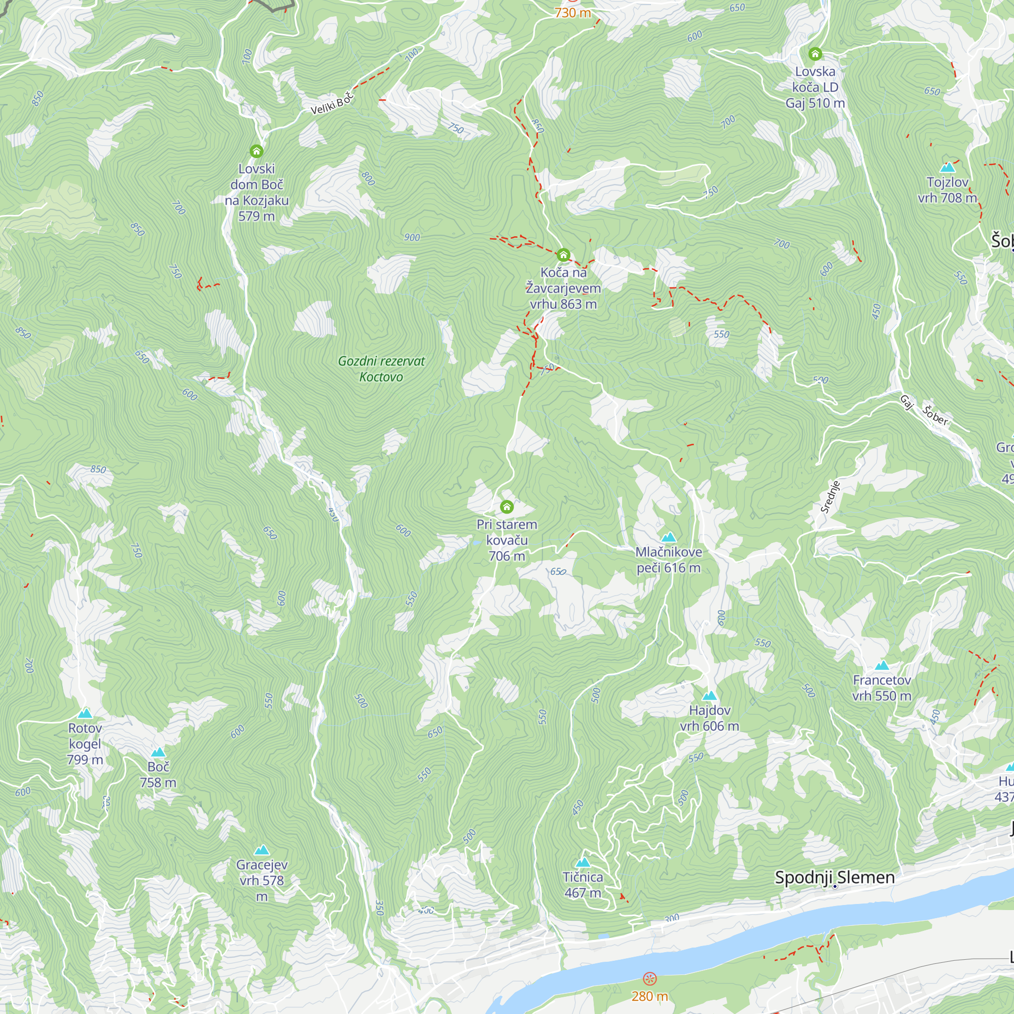 Pri starem kovaču map