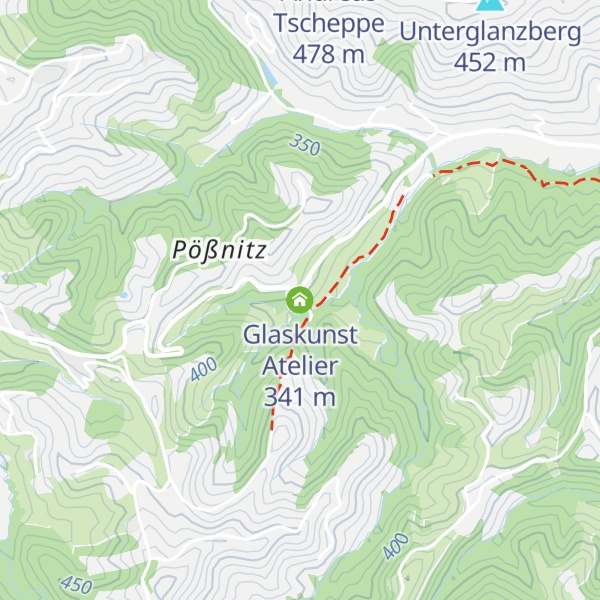 Map of Glaskunst Atelier