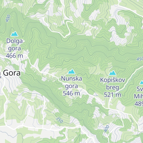 Map of Nunska gora