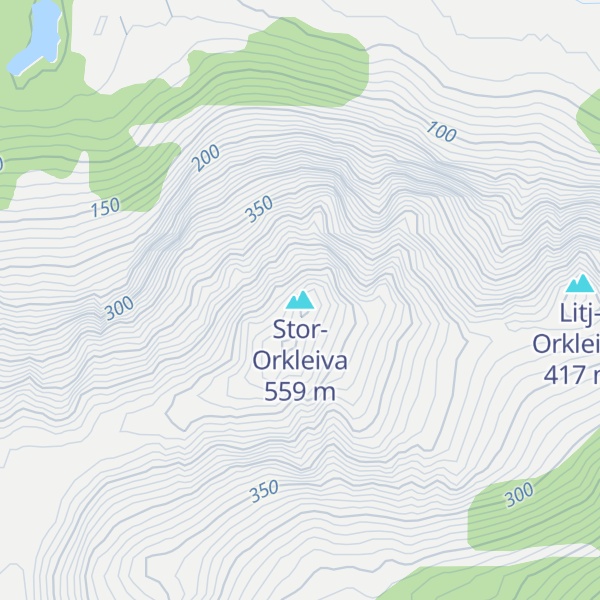 Map of Stor-Orkleiva