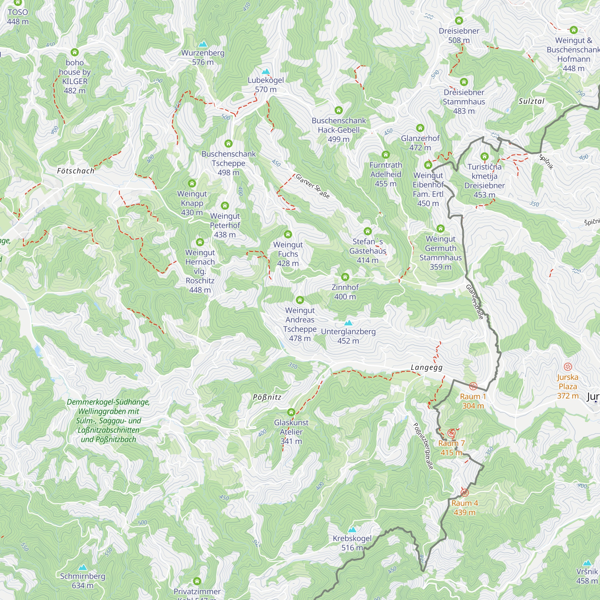 Weingut Andreas Tscheppe map