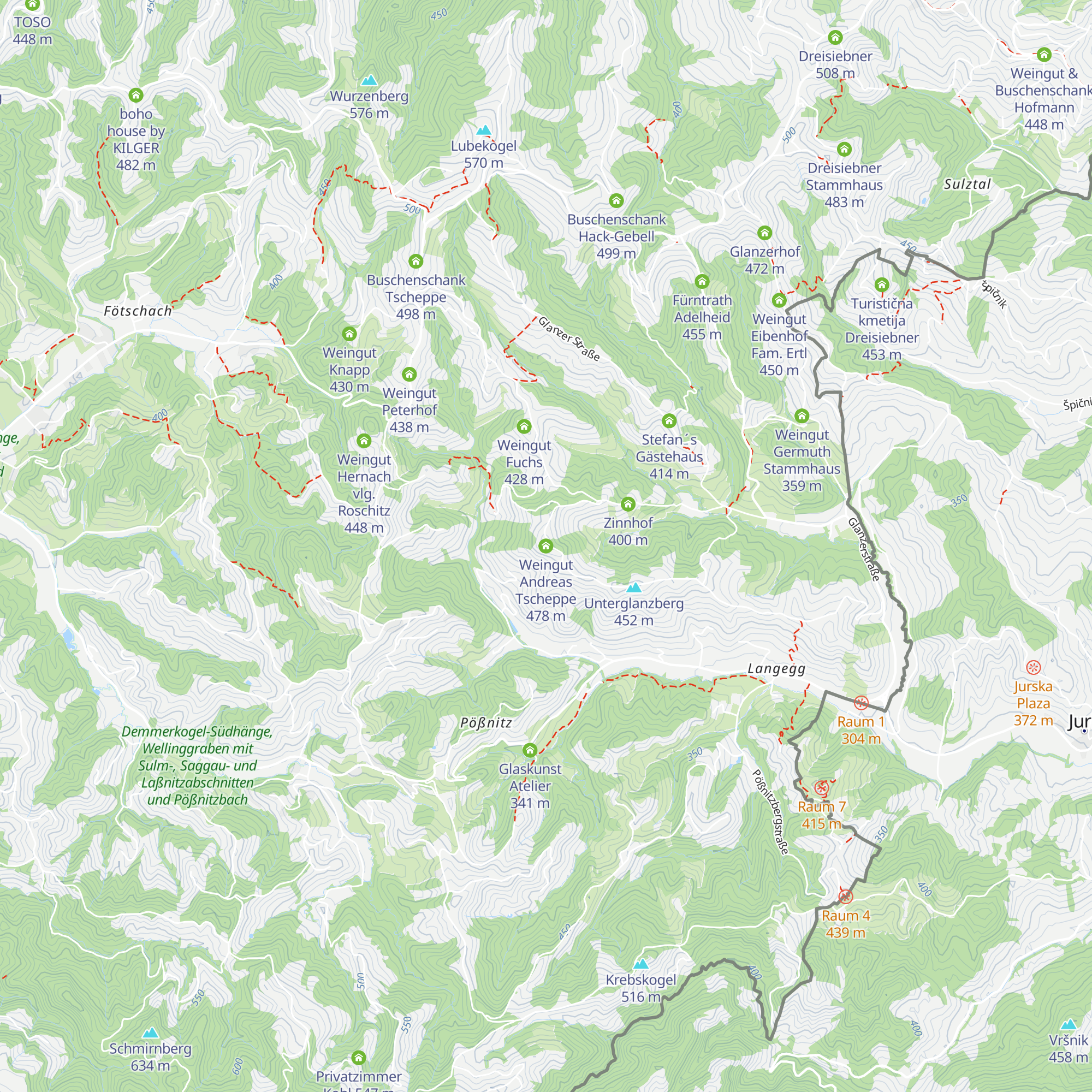 Weingut Andreas Tscheppe map