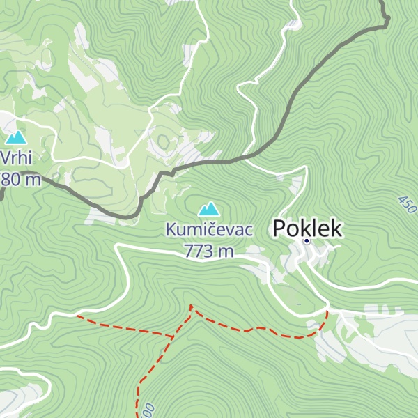 Map of Kumičevac