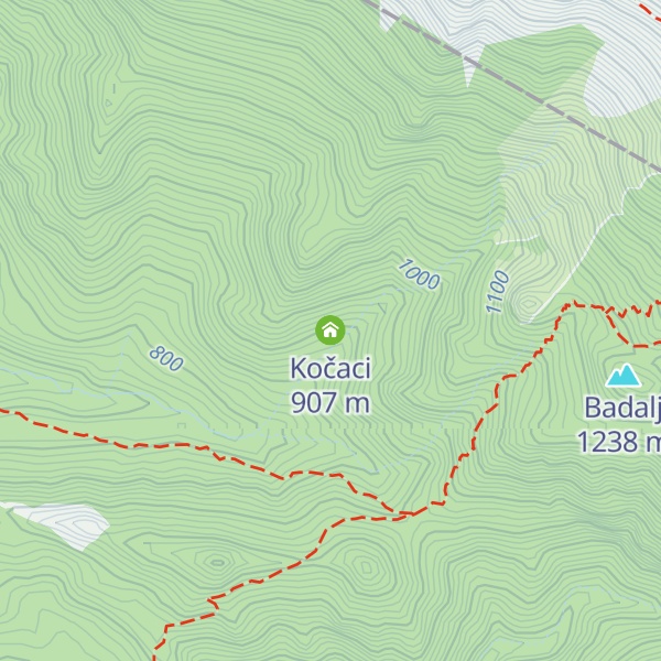 Map of Kočaci