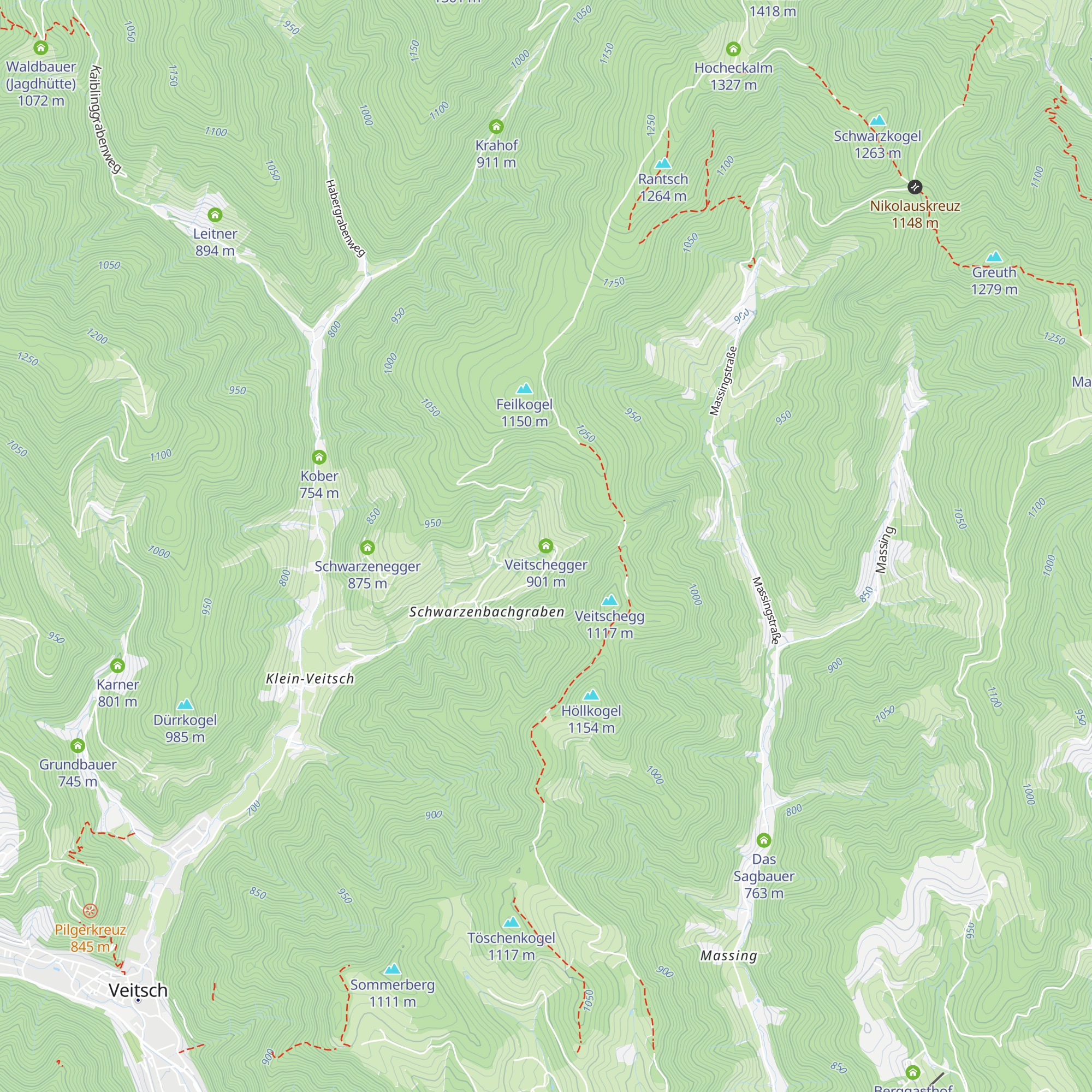 Veitschegger map