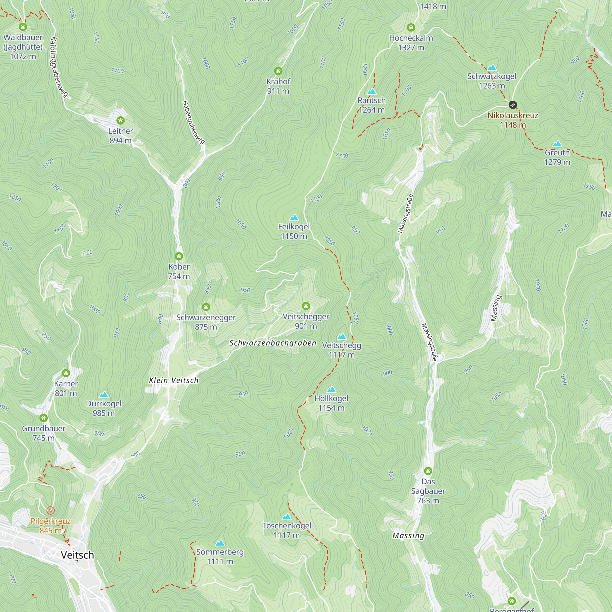 Veitschegger map