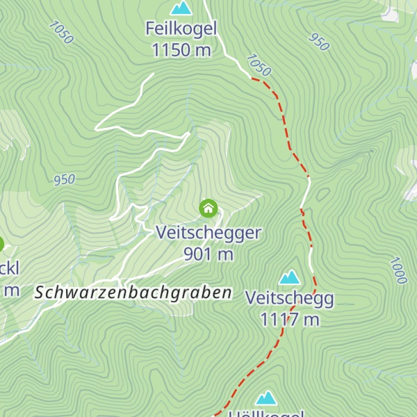 Map of Veitschegger