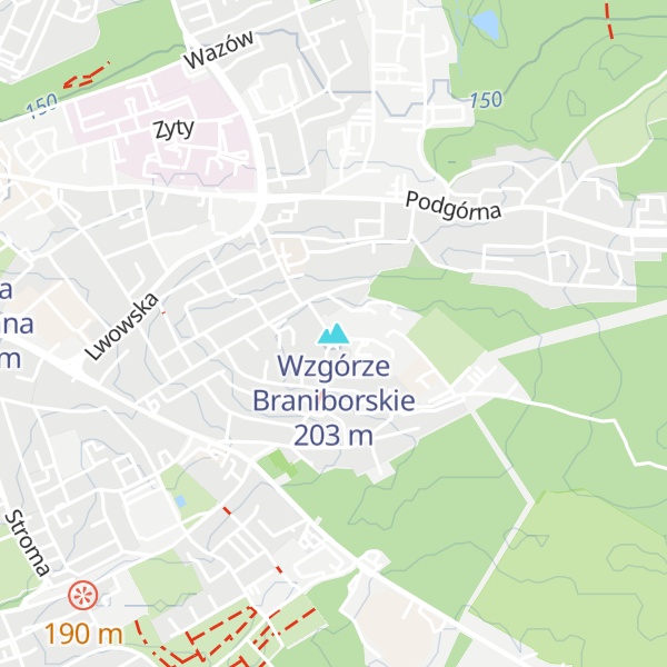 Map of Wzgórze Braniborskie