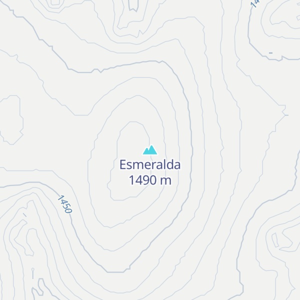Map of Esmeralda