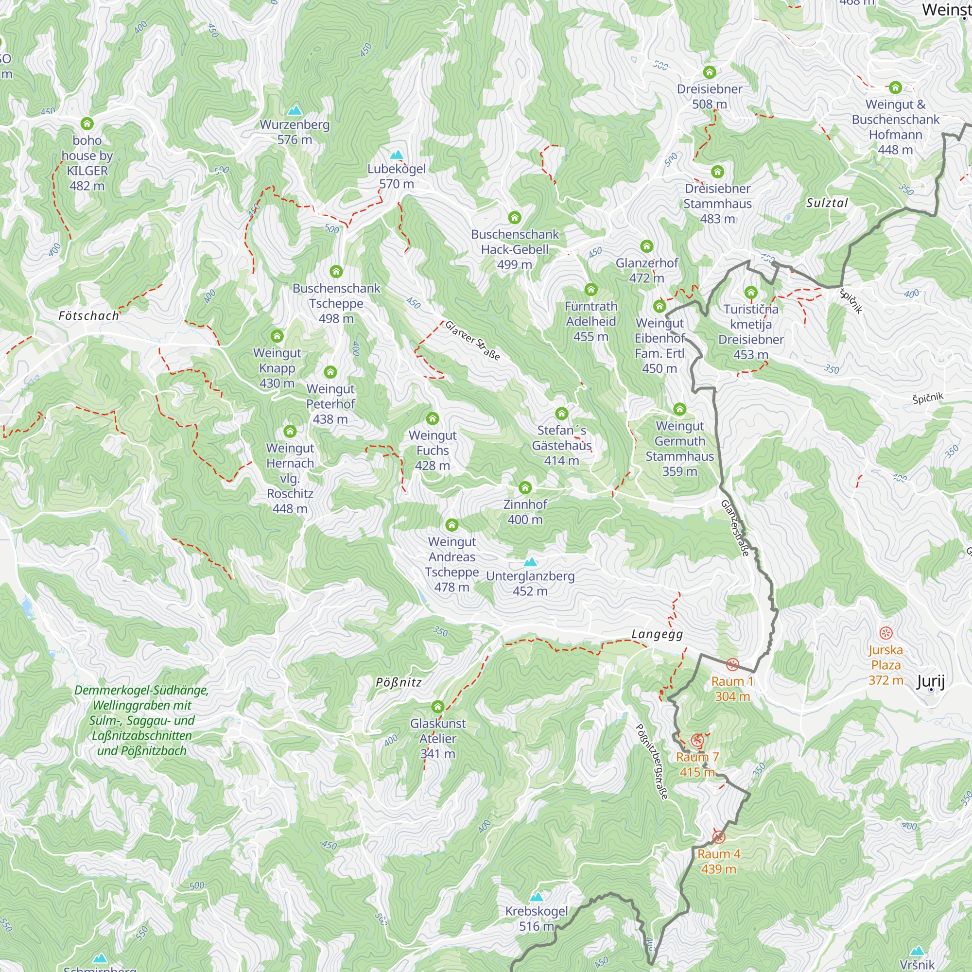 Buschenschank Alte Stub´n Kalischnik map