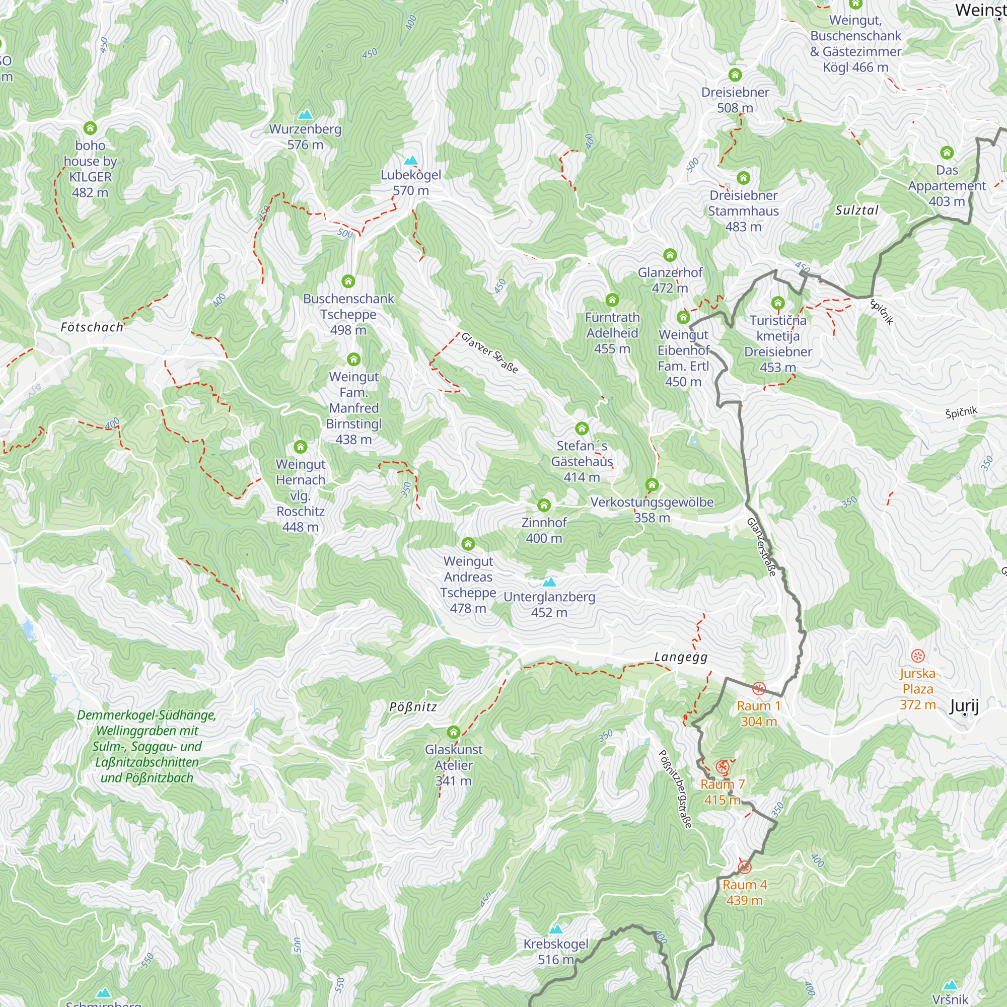 Buschenschank Alte Stub´n Kalischnik map