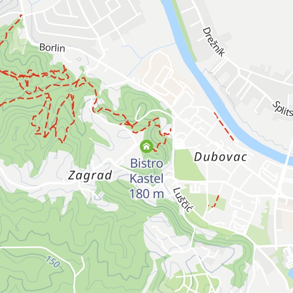 Map of Bistro Kastel