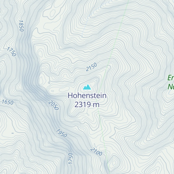 Map of Hohenstein