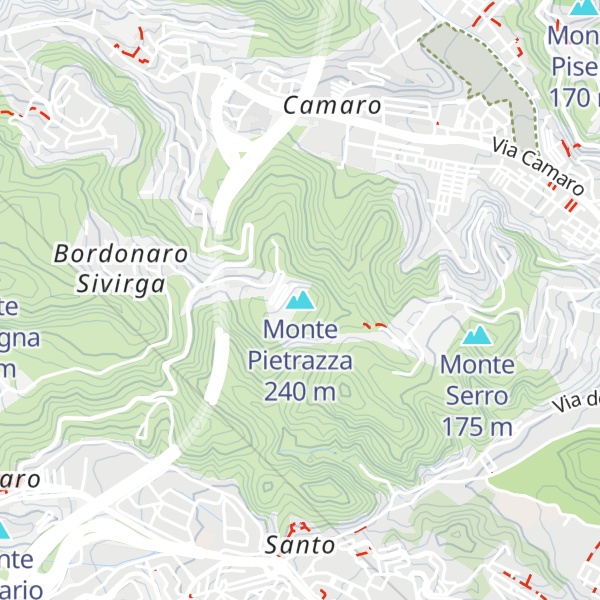 Map of Monte Pietrazza