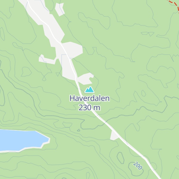 Map of Haverdalen